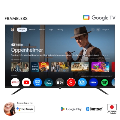 Televisor JVC 55" UHD 4K Google TV LT-55KM548