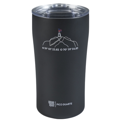 Vaso Térmico Orgullo de mi Tierra Pico Duarte Negro 500 Ml