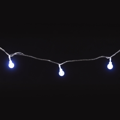 Luces de Navidad LED Burbuja 20 Bombillas Cálidas