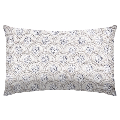 Cojín Eleanor Gris Claro 12x28 Pulgadas