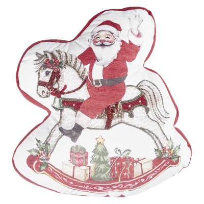 Cojín Relleno Santa Blanco 14x15 Pulgadas
