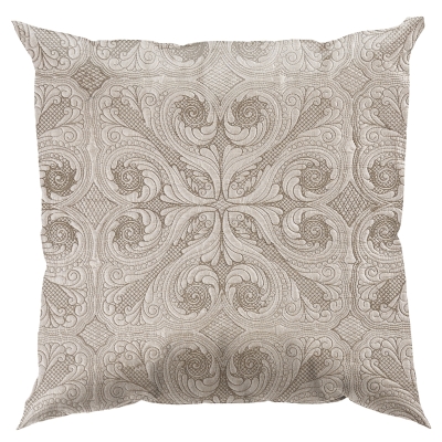 Cojín Athena Gris Beige 22x22 Pulgadas