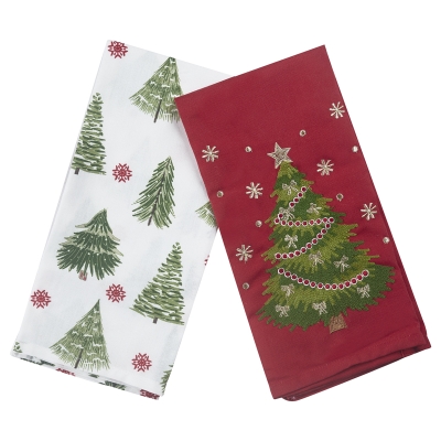Toalla de Cocina Árbol 2 Piezas 20x28 Pulgadas