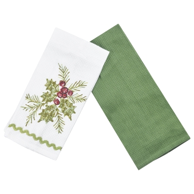 Toallas de Cocina Pascua Verde 2 Piezas
