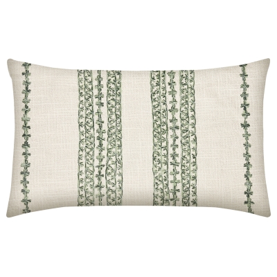Cojín Noyer Gris Verde Natural 12x20 Pulgadas