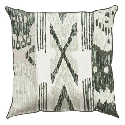 Cojín Caroline Gris Verde 18x18 Pulgadas