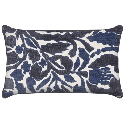 Cojín Shasta Azul Oscuro 12x20 Pulgadas