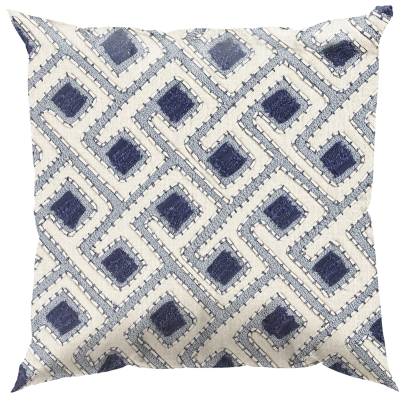 Cojín Ashby Azul 18x18 Pulgadas