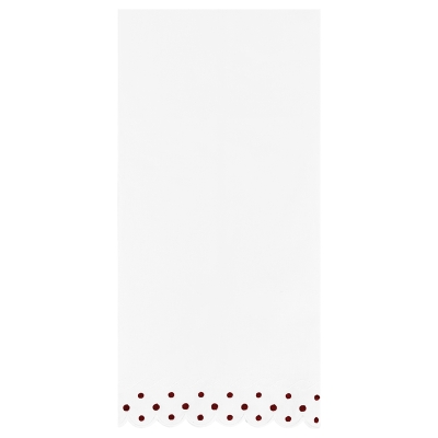 Toalla Visita Punto Rojo 16x24"