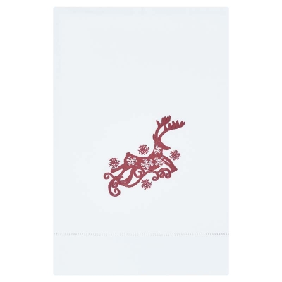 Toalla de Visita Venado Rojo 6x6"