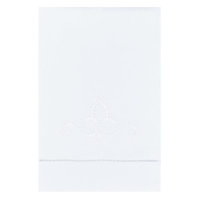 Toalla Visita Lineas Blanco 16x24"