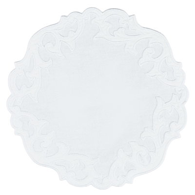 Doiler Bea Rojo Blanco 8"