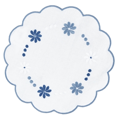 Doiler Melina Azul 8"