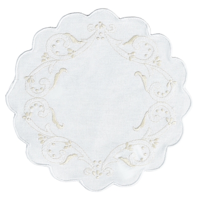 Doiler Liz Rectangular Amarillo 8"