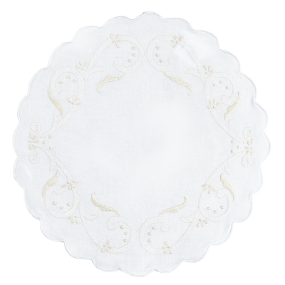 Doiler Liz Rectangular Amarillo 12"