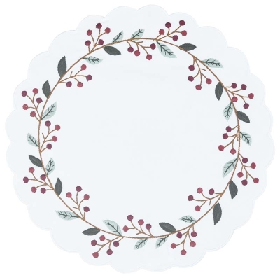 Doiler Berries Rojo 12 Pulgadas