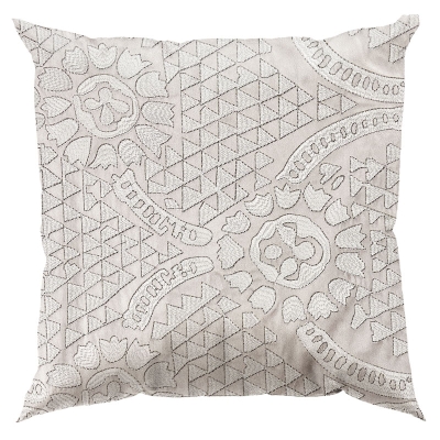 Cojín Jerome Plateado 20x20 Pulgadas