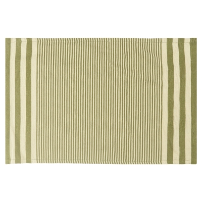 Individual Rayas Verde 13x19"