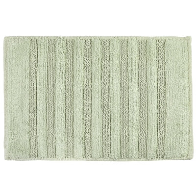 Alfombra de Baño Annelie Algodón Verde 16 x 24 Pulgadas