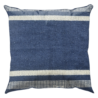 Cojín Coloma Azul 18x18"