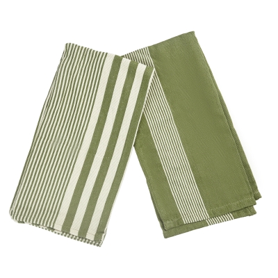 Toallas de Cocina Verdes 2 Unidades 20x28"