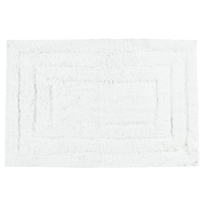 Alfombra de Baño Sloane Poliéster Blanca 16 x 24 Pulgadas