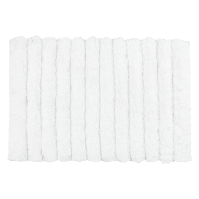 Alfombra de Baño Cody Poliéster Blanca 16 x 24 Pulgadas