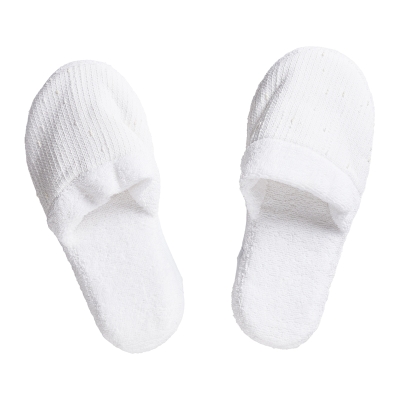 Pantuflas Flack Algodón Blanco One Size