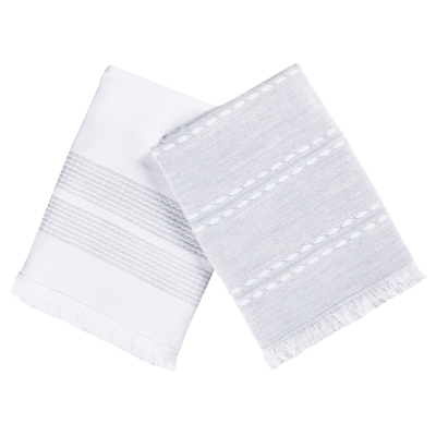 Toallas de Cocina Sint Gris Natural 2 Piezas 20x28 Pulgadas