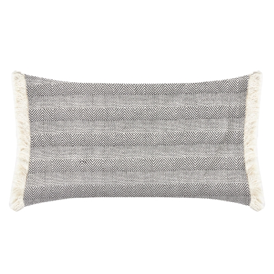 Cojín Rosalind Gris 14x20 pulgadas