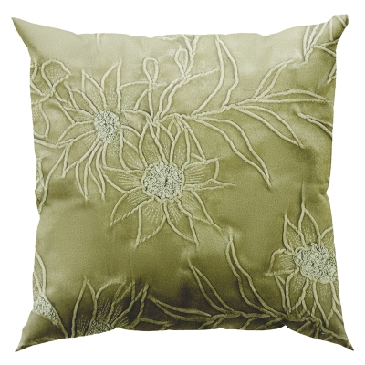 Cojín Helena Verde 18x18 pulgadas