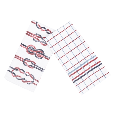 Toallas de Cocina Mar Soga 2 Piezas 20x28 Pulgadas
