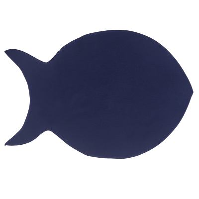 Individual Marine de Tela Pez 12 x 18 Pulgadas