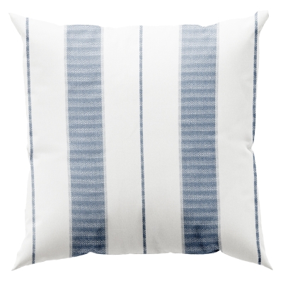 Cojín Cleo Blanco y Azul 20x20 pulgadas