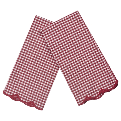 Toallas de Cocina Terry Rojo 2 Piezas 20x28 Pulgadas