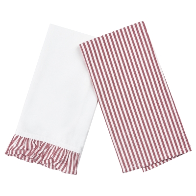 Toallas de Cocina Payce Rojo 2 Piezas 20x28 Pulgadas