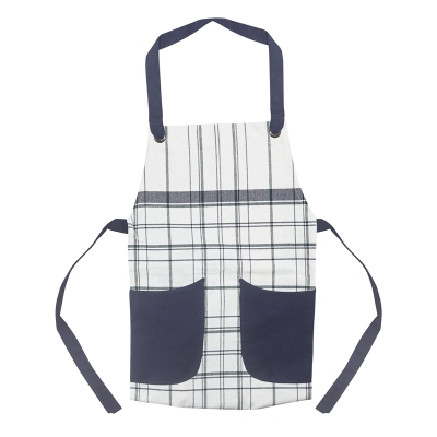 Delantal Cuadros Haus Tradicional 1Pieza Tela Rojo 28x33 Pulgadas