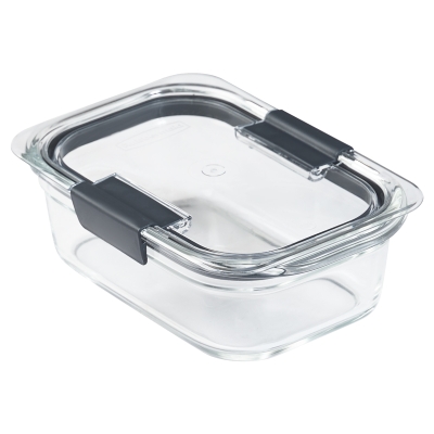 Contenedor de Vidrio Rubbermaid Brilliance Rectangular 757 Ml