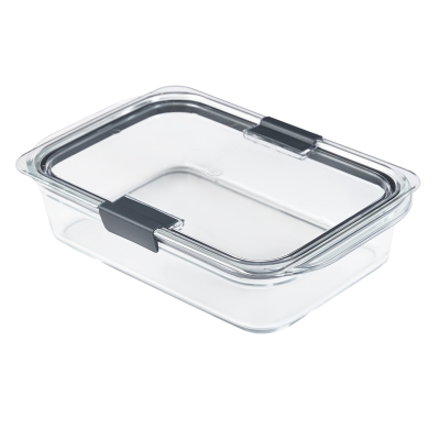 Contenedor de Vidrio Rubbermaid Brilliance Rectangular 1.9 L