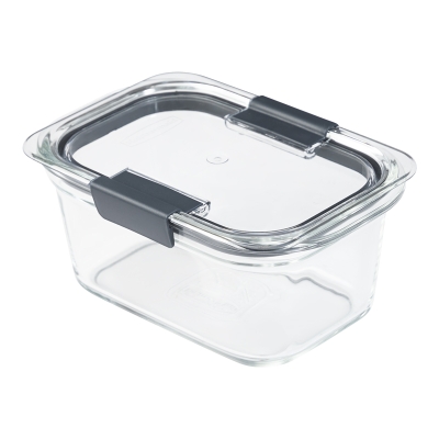 Contenedor de Vidrio Rubbermaid Brilliance Rectangular 1.1 L