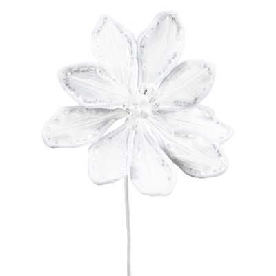 Flor Pascua Blanca 11x18 "