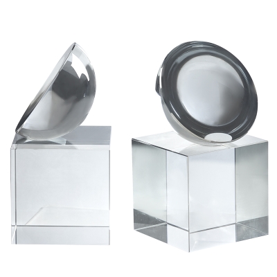 Reposalibros Cristal Gris 4x7 Pulgadas