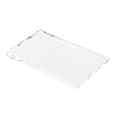 Bandeja Decorativa Cristal Transparente 11x7x1 Pulgadas