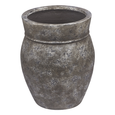 Macetero Cerámica Marrón 15x19"