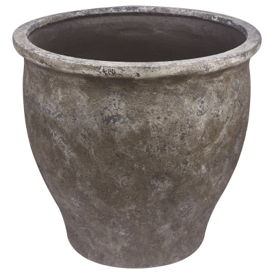 Macetero Cerámica Marrón 25x23"