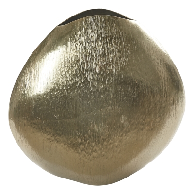 Florero Ovalado Metal Dorado 15x5x16"