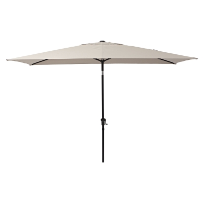 Sombrilla de Exterior Rectangular Avea de Aluminio Taupe 79 x 118"