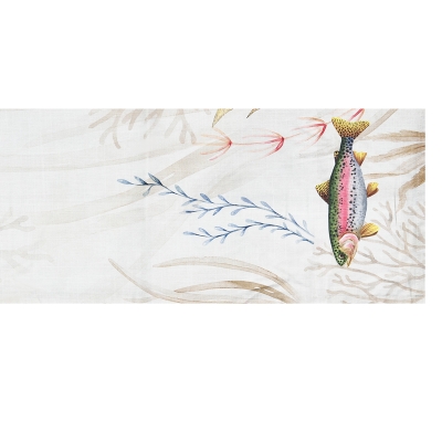 Camino de Mesa Tiffany Peces Algodón 18x55 Pulgadas