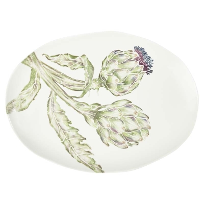 Fuente Ovalada Cerámica 18x13 "