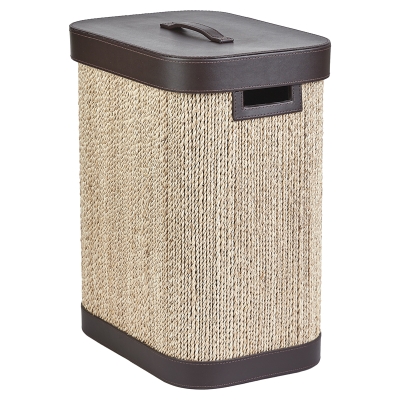 Hamper Louise Crema y Marrón 16x20"